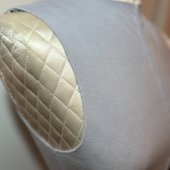 ZARA Light Gray Sleeveless Tank Top Crew Neck Shirt, Size M - Picture 6 of 8